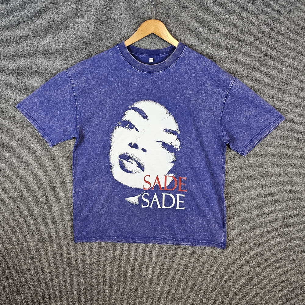 Sade Graphic Short Sleeve Tee - Indigo Blue